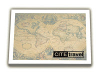 Sticky Notes: 4 inch x 3 inch Map Design Sticky Notes